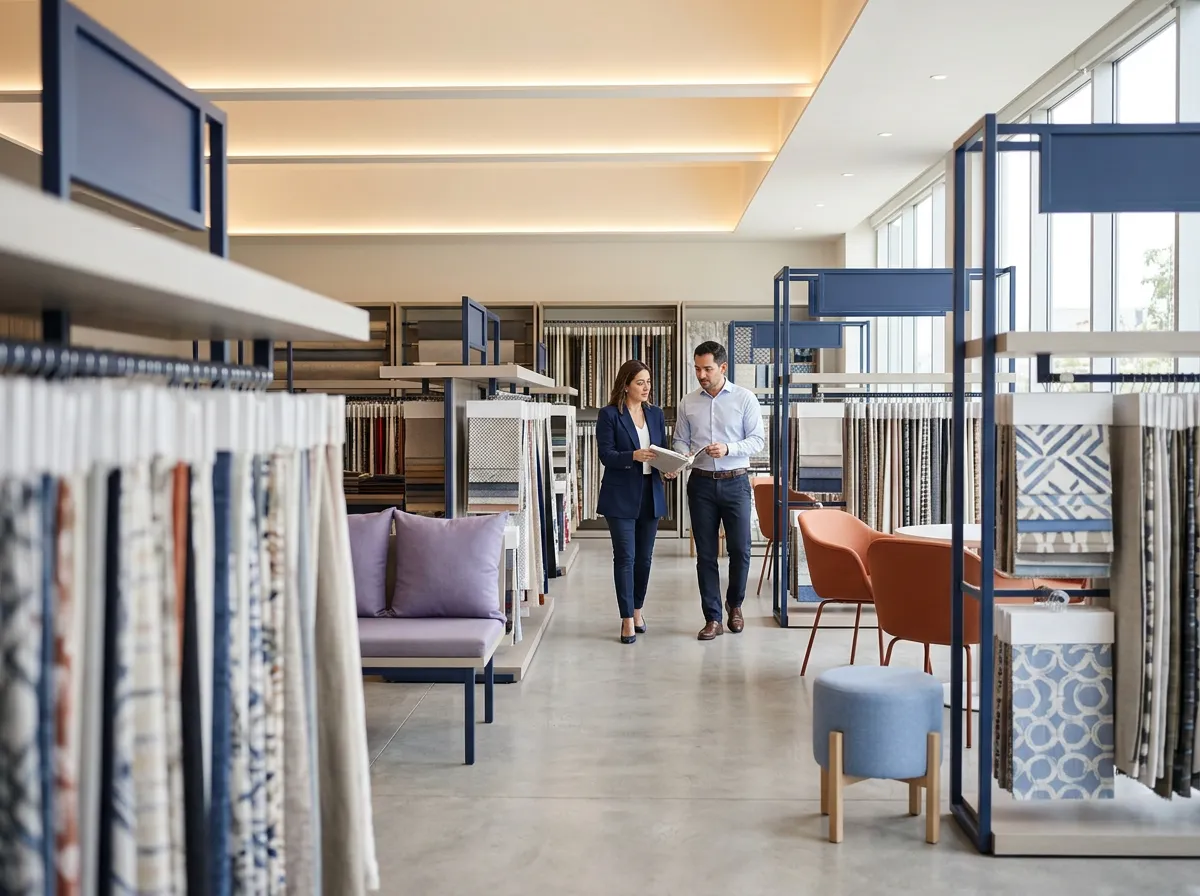 Interior de negocio textil